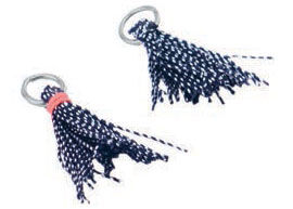 Showing of two tassels